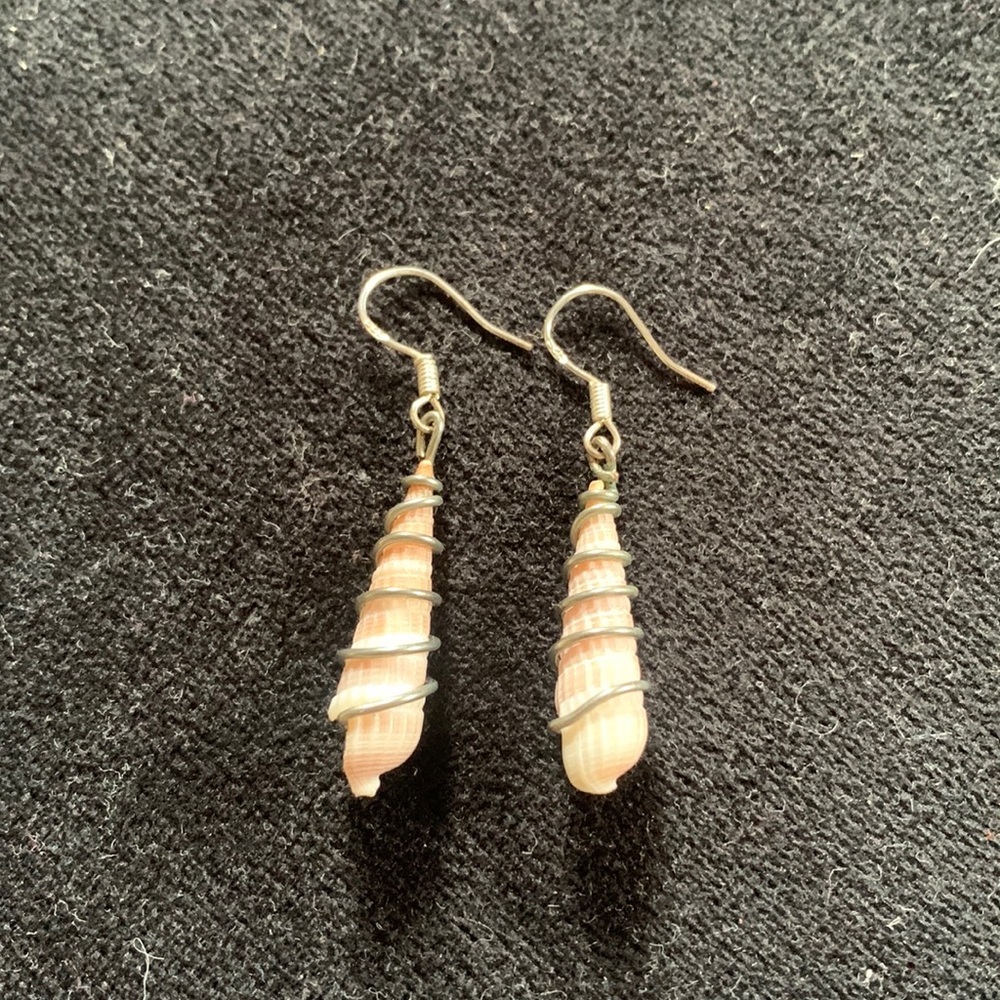 Sterling 925 shell earrings